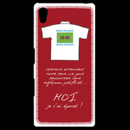 Coque Personnalisée Sony Xpéria Z5 Moi je l'ai épousé Bonus offensif-défensif Rouge