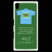Coque Personnalisée Sony Xpéria Z5 Moi je l'ai épousé Bonus offensif-défensif Vert 2