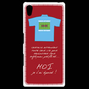 Coque Personnalisée Sony Xpéria Z5 Moi je l'ai épousé Bonus offensif-défensif Rouge 2