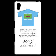 Coque Personnalisée Sony Xpéria Z5 Moi je l'ai élevé Bonus offensif-défensif Blanc 2
