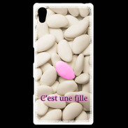 Coque Personnalisée Sony Xpéria Z5 Dragée C'est une fille PR