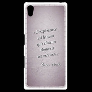 Coque Personnalisée Sony Xpéria Z5 Expérience Rose Citation Oscar Wilde