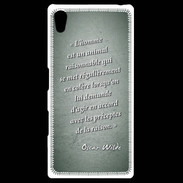 Coque Personnalisée Sony Xpéria Z5 Homme animal Vert Citation Oscar Wilde