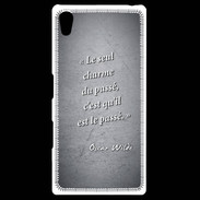 Coque Personnalisée Sony Xpéria Z5 Charme passé Noir Citation Oscar Wilde