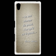 Coque Personnalisée Sony Xpéria Z5 Charme passé Sepia Citation Oscar Wilde