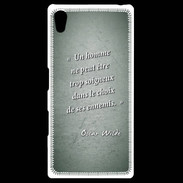Coque Personnalisée Sony Xpéria Z5 Choix ennemis Vert Citation Oscar Wilde