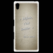 Coque Personnalisée Sony Xpéria Z5 Définir Sepia Citation Oscar Wilde
