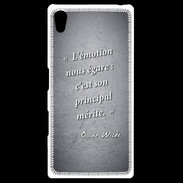 Coque Personnalisée Sony Xpéria Z5 Emotion égarée Noir Citation Oscar Wilde