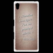 Coque Personnalisée Sony Xpéria Z5 Emotion égarée Rouge Citation Oscar Wilde