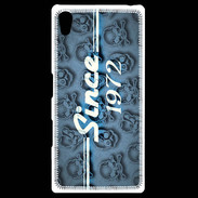 Coque Personnalisée Sony Xpéria Z5 Since crane bleu 1972