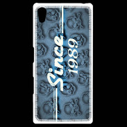 Coque Personnalisée Sony Xpéria Z5 Since crane bleu 1989