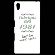 Coque Personnalisée Sony Xpéria Z5 Fabriqué en 1981 ZG