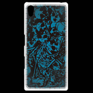 Coque Personnalisée Sony Xpéria Z5 Skull and bones Bleu
