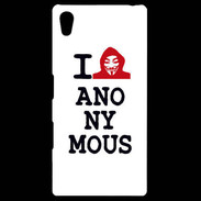 Coque Personnalisée Sony Xpéria Z5 I love anonymous