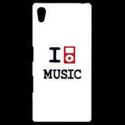Coque Personnalisée Sony Xpéria Z5 I love Music