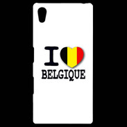 Coque Personnalisée Sony Xpéria Z5 I love Belgique 2