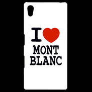Coque Personnalisée Sony Xpéria Z5 I love Mont Blanc