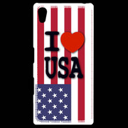 Coque Personnalisée Sony Xpéria Z5 I love USA 3
