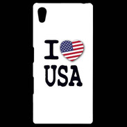 Coque Personnalisée Sony Xpéria Z5 I love USA 2