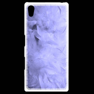 Coque Personnalisée Sony Xpéria Z5 Effet de plumes bleues PR