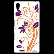 Coque Personnalisée Sony Xpéria Z5 motif flora violet
