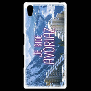 Coque Personnalisée Sony Xpéria Z5 Je ride Avoriaz ZG