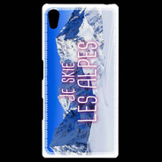 Coque Personnalisée Sony Xpéria Z5 Je skie Les Alpes ZG