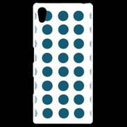 Coque Personnalisée Sony Xpéria Z5 pois bleu foncé