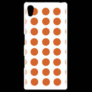 Coque Personnalisée Sony Xpéria Z5 pois orange