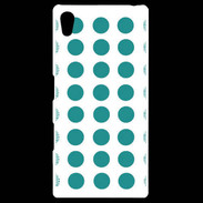 Coque Personnalisée Sony Xpéria Z5 pois bleu clair
