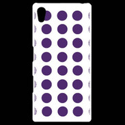 Coque Personnalisée Sony Xpéria Z5 pois violet