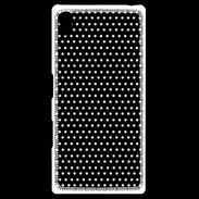 Coque Personnalisée Sony Xpéria Z5 pois noir & blanc