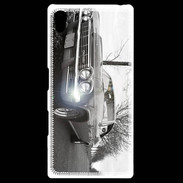 Coque Personnalisée Sony Xpéria Z5 Voiture en noir et blanc PR 20