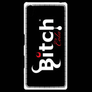 Coque Personnalisée Sony Xpéria Z5 Bitch Cola fond noir