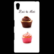 Coque Personnalisée Sony Xpéria Z5 Cupcake lui et moi PR