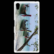Coque Personnalisée Sony Xpéria Z5 DP Barge en bord de plage 2