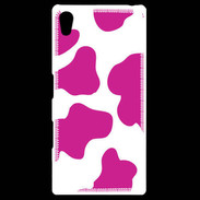 Coque Personnalisée Sony Xpéria Z5 vache rose