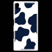 Coque Personnalisée Sony Xpéria Z5 vache bleue 