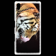 Coque Personnalisée Sony Xpéria Z5 Portrait de tigre PB 2
