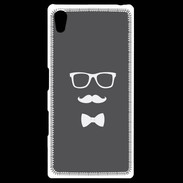 Coque Personnalisée Sony Xpéria Z5 moustache & noeud 2