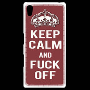 Coque Personnalisée Sony Xpéria Z5 Keep Calm Fuck Off Brique
