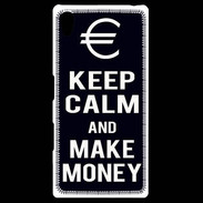 Coque Personnalisée Sony Xpéria Z5 Keep Calm Make money Noir