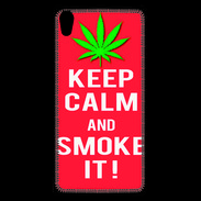 Coque Personnalisée Sony Xpéria Z5 Keep Calm Smoke Rouge