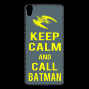 Coque Personnalisée Sony Xpéria Z5 Keep Calm Call Batman Gris