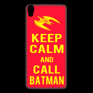 Coque Personnalisée Sony Xpéria Z5 Keep Calm Call Batman Rouge