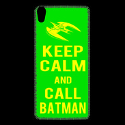 Coque Personnalisée Sony Xpéria Z5 Keep Calm Call Batman Vert