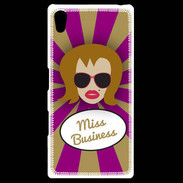 Coque Personnalisée Sony Xpéria Z5 Miss business Rousse