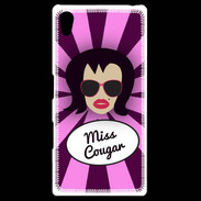 Coque Personnalisée Sony Xpéria Z5 Miss Cougar Brune