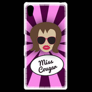 Coque Personnalisée Sony Xpéria Z5 Miss Cougar Chatain