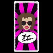 Coque Personnalisée Sony Xpéria Z5 Miss Fashion Chatain